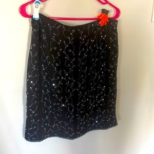 Louben sequin beaded skirt size 12p